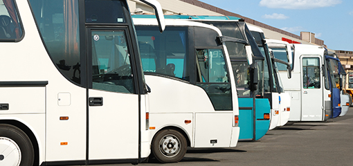 Row of coaches