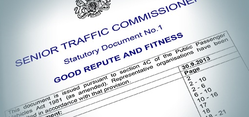 Senior Traffic Commissioner document letterhead