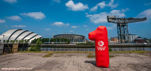 Glasgow's Clyde auditorium, the SSE hydro and the Finnieston crane