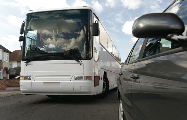 Image of coach on a street