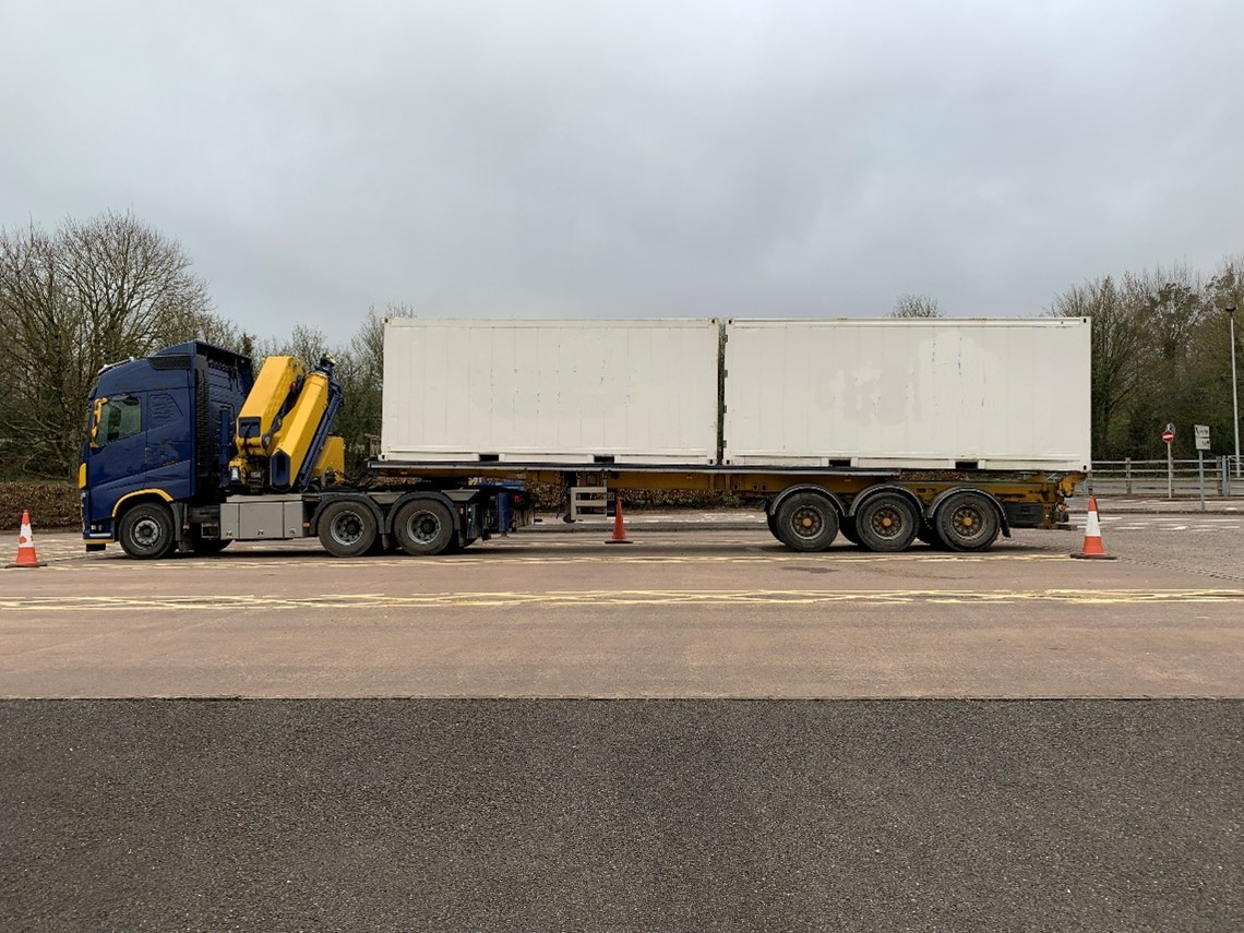 Operators and large loader cranes on lorries know your